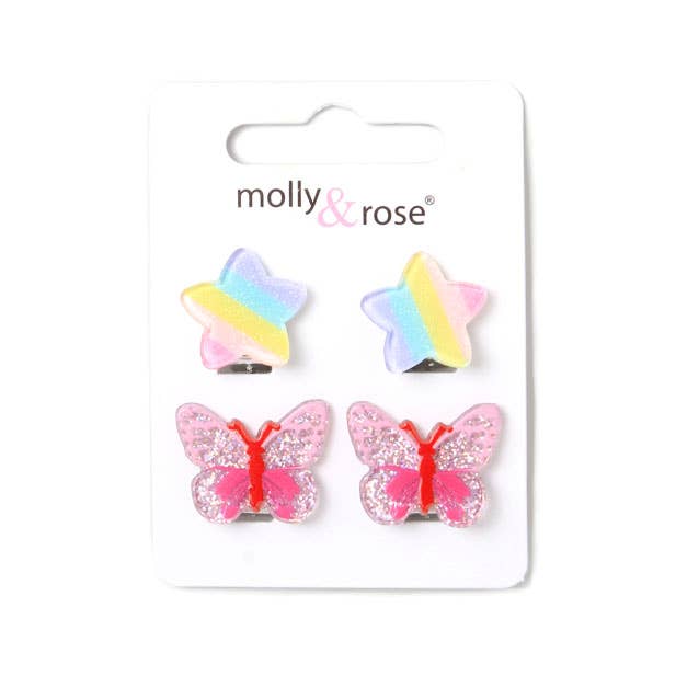 Children's clip on earrings