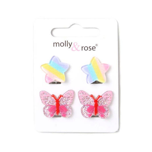 Children's clip on earrings