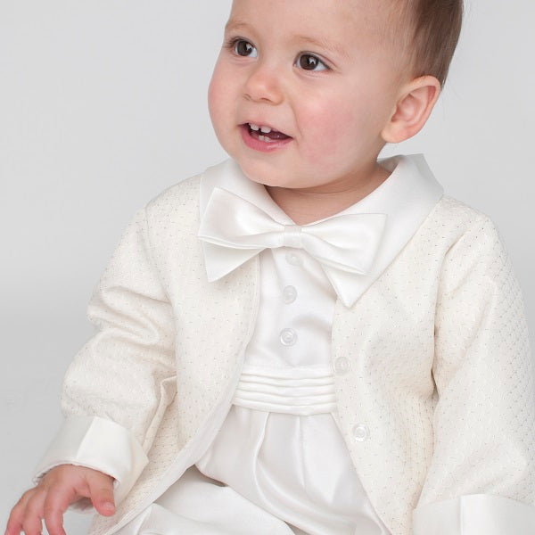 Boys Christening Romper