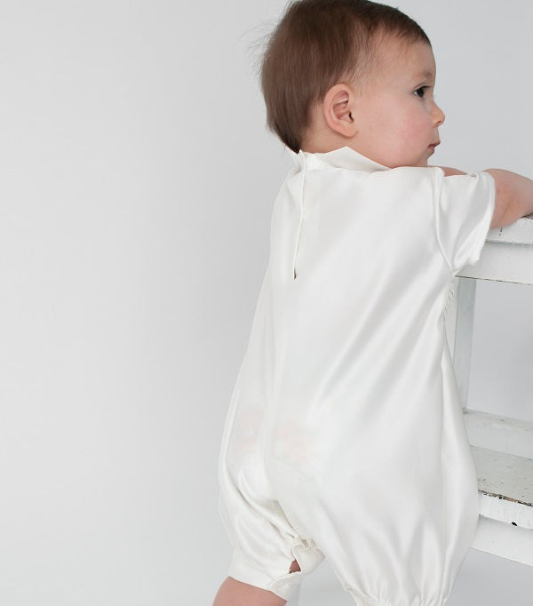 Boys Christening Romper