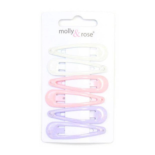 Card Of 6 Pastel Glitter Epoxy Sleepies 5cm