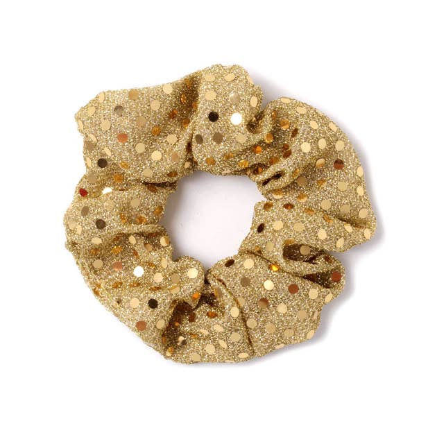 Regular - Christmas colour sequin scrunchie. Dia.10cm