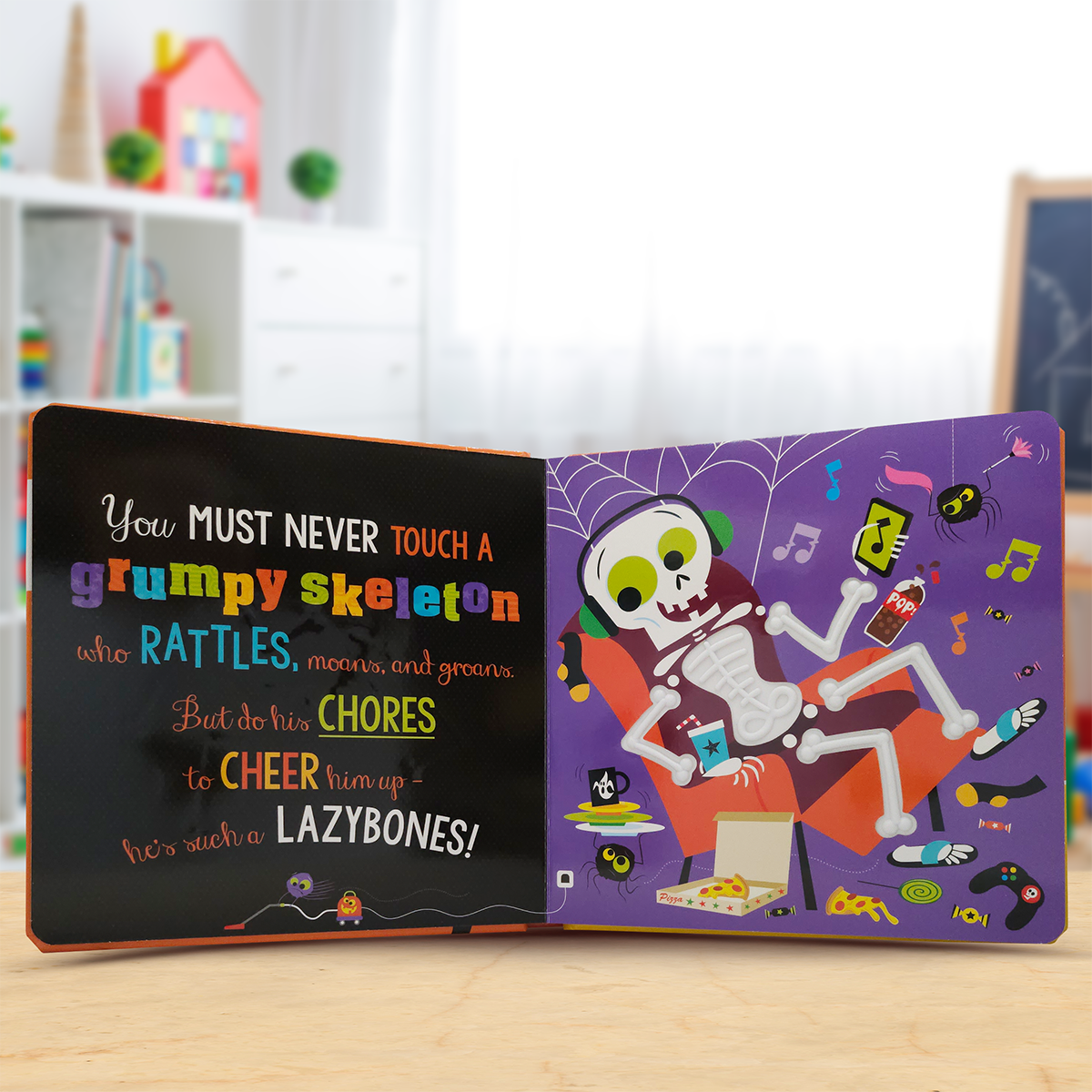 Never Touch a Grumpy Bat! Halloween Touch and Feel Book