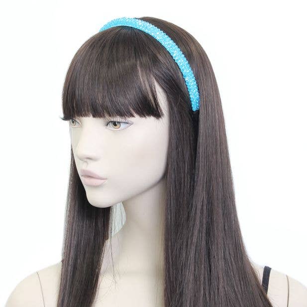 Facetted Bead Aliceband - Bright colours