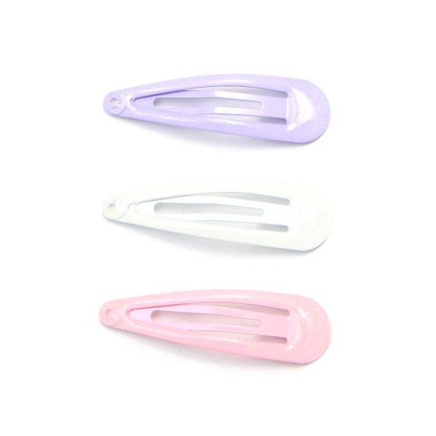 Card Of 6 Pastel Glitter Epoxy Sleepies 5cm