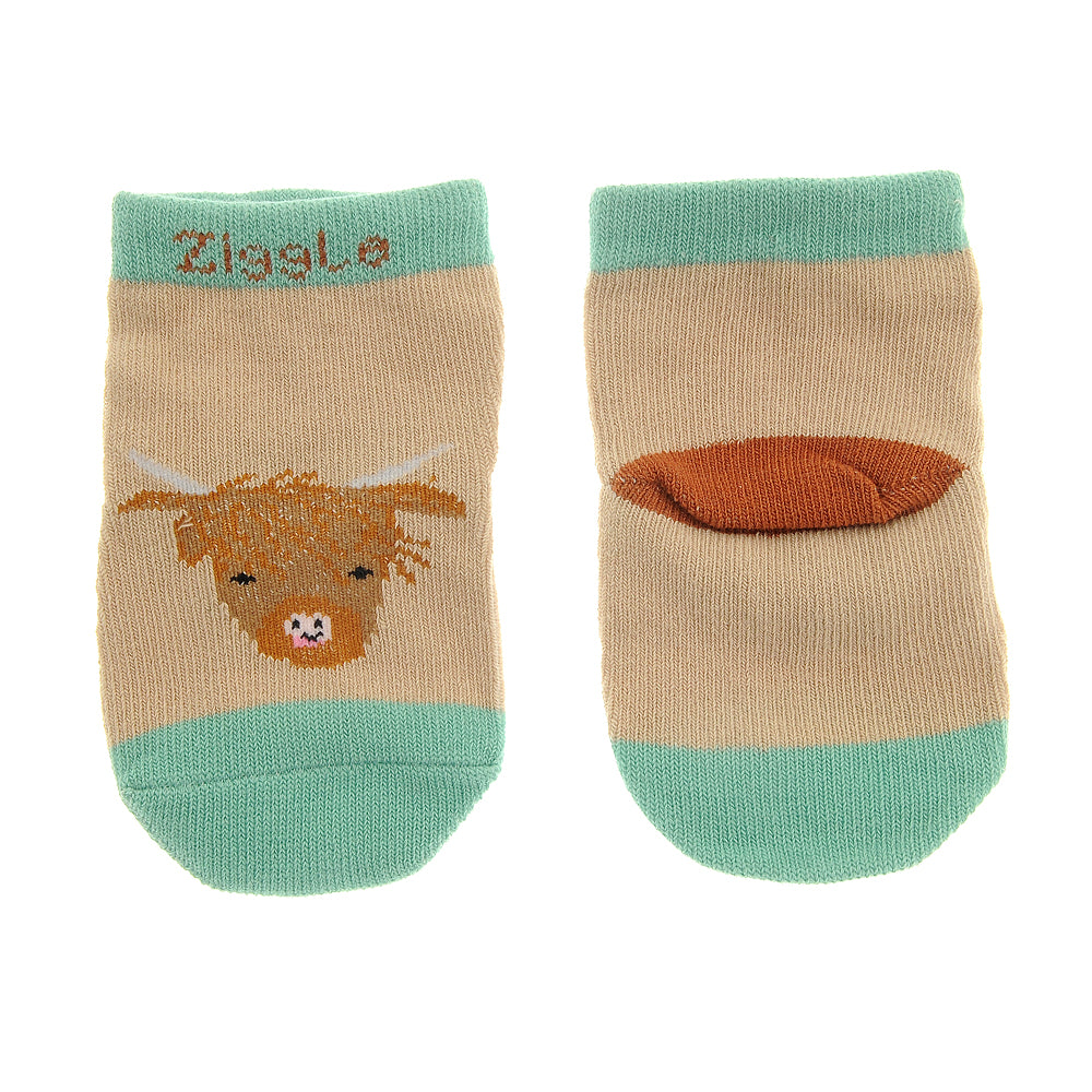 Highland Cow Leggings and Socks Set