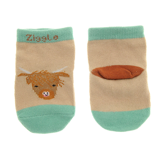 Highland Cow Leggings and Socks Set
