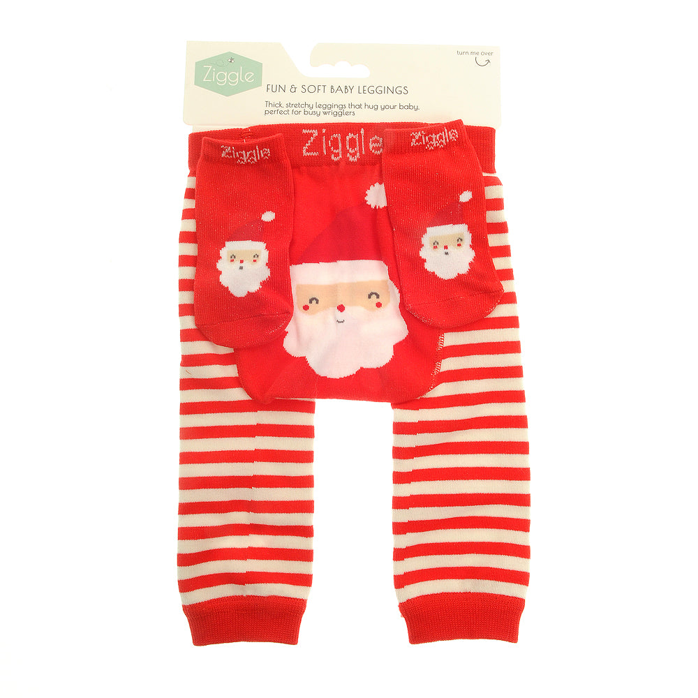 Santa Leggings and Socks Set