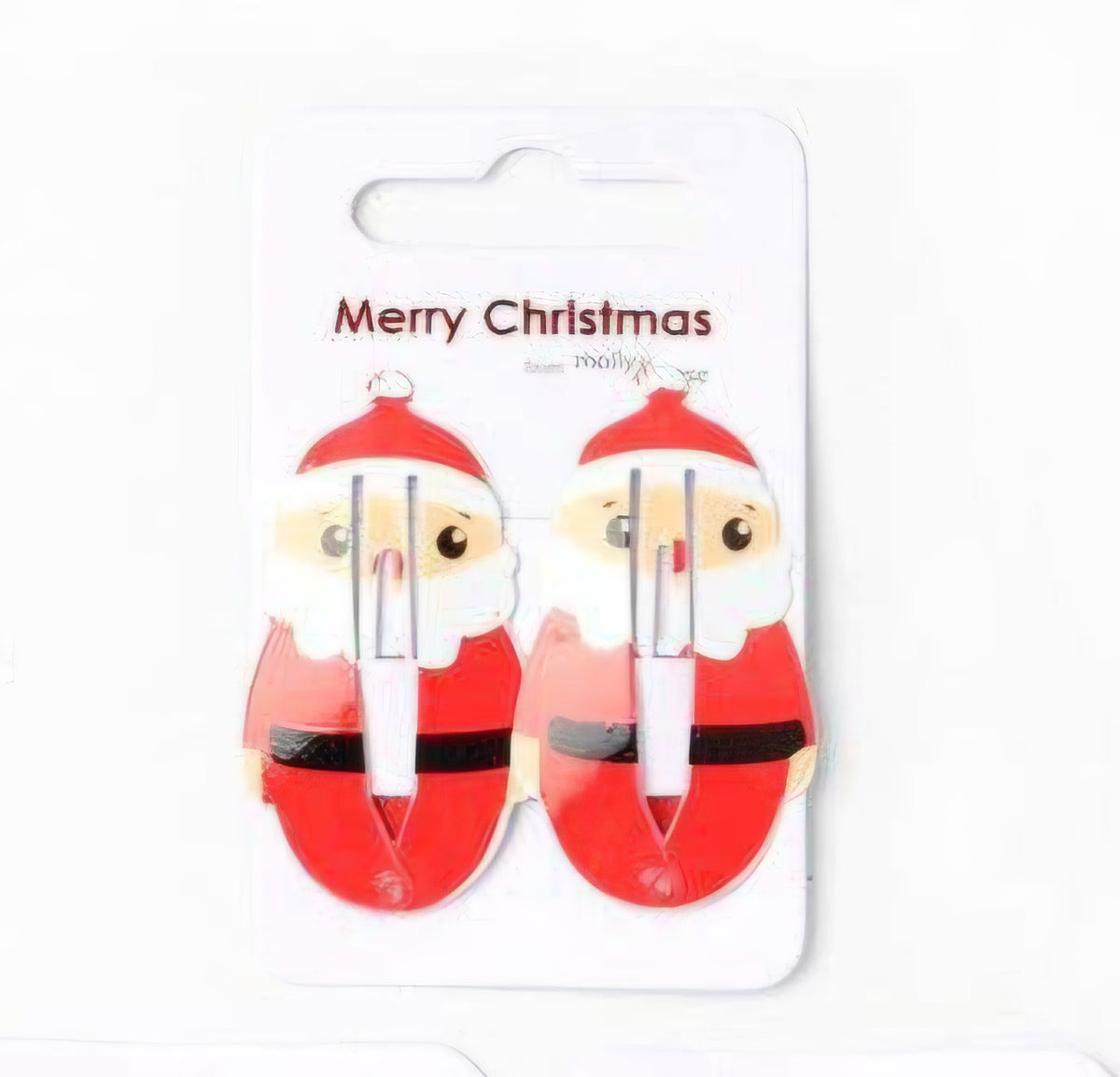 Card of 2 Christmas Character Sleepies. 5cm