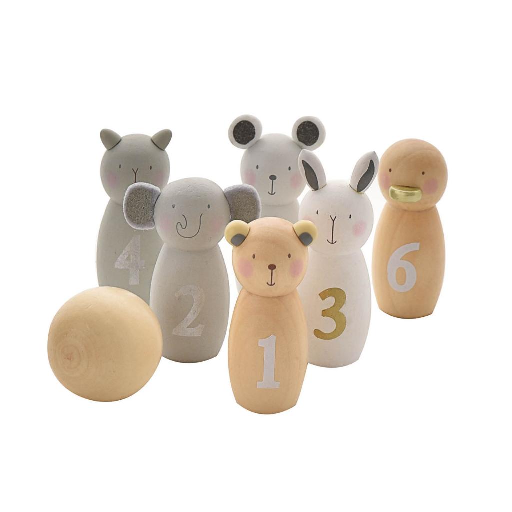 Wooden Skittles Set
