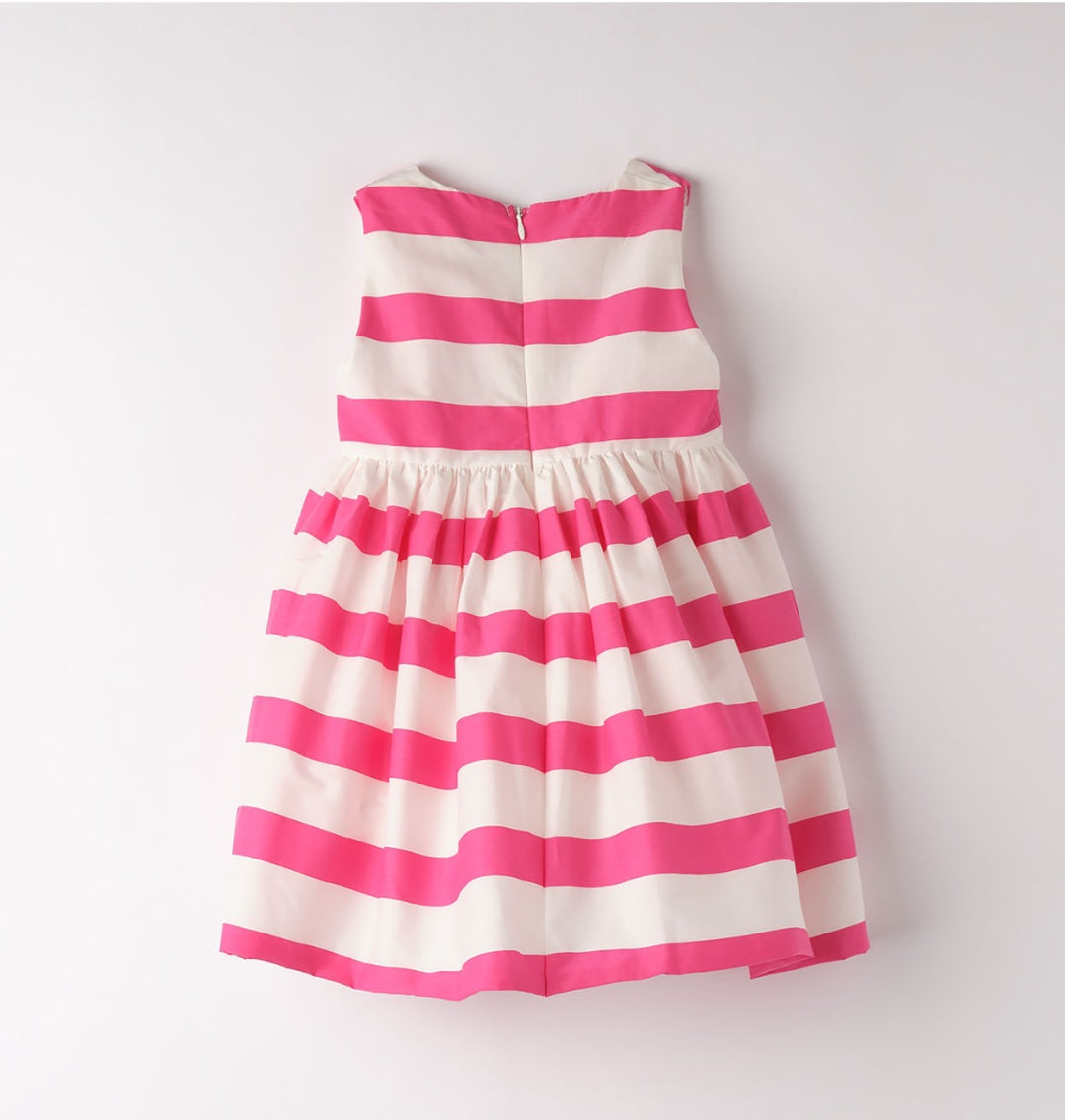 Cream and Pink Dress