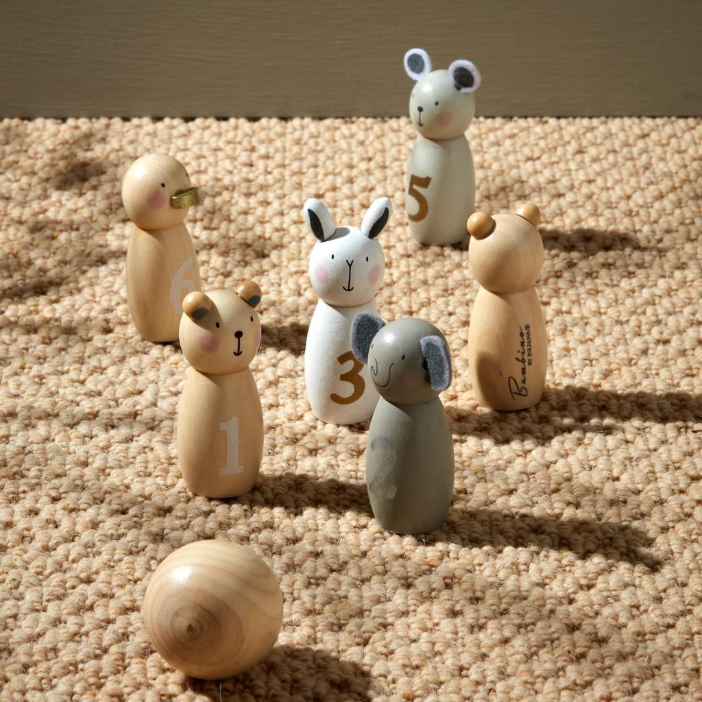 Wooden Skittles Set