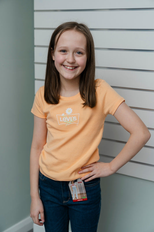 Girls Daisy Levis T-Shirt