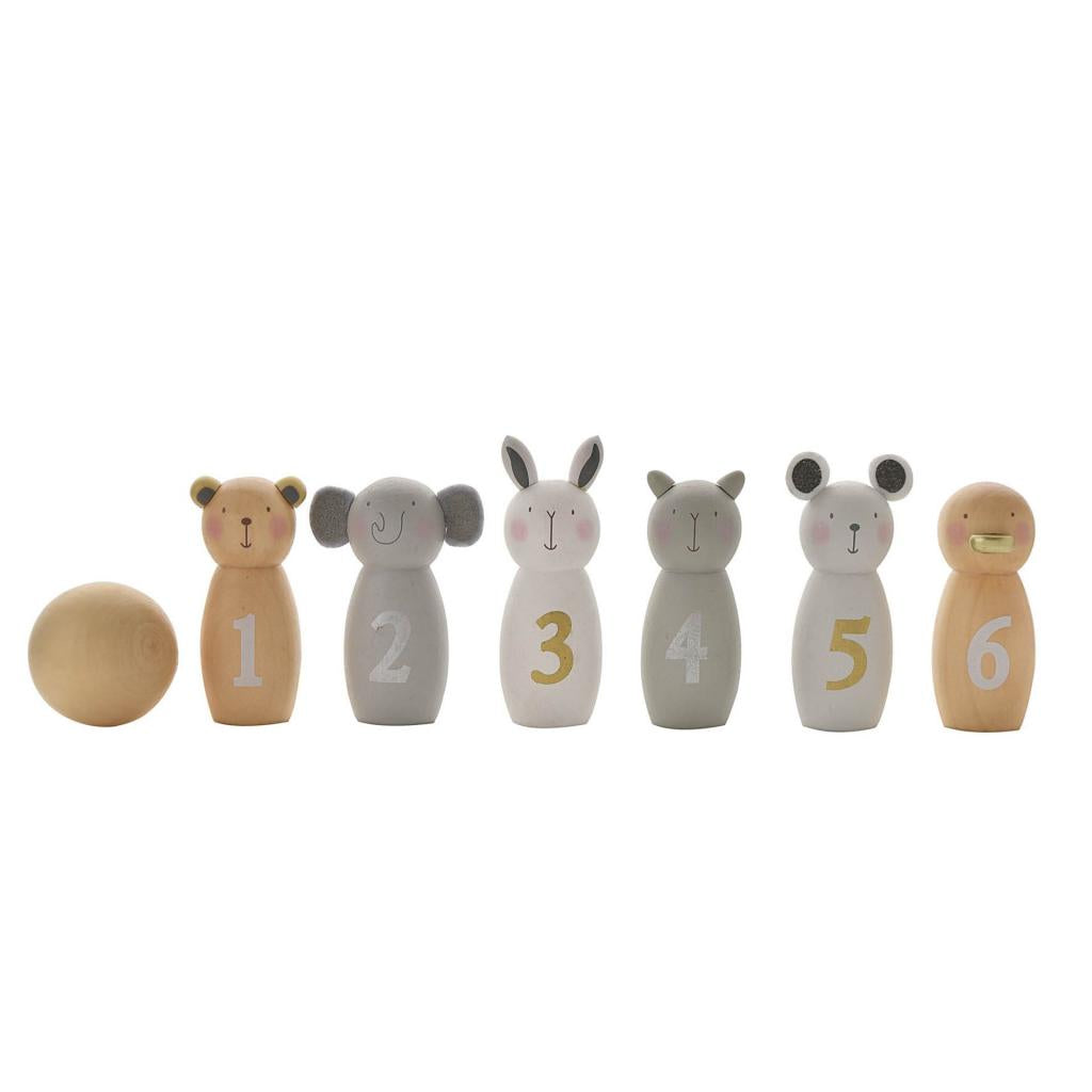 Wooden Skittles Set